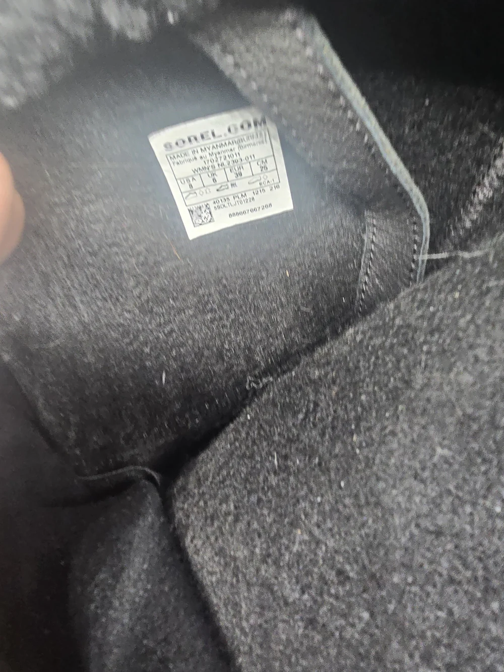 Sorel Black Women's Winter Rain‎ Boots with Shearling Collar